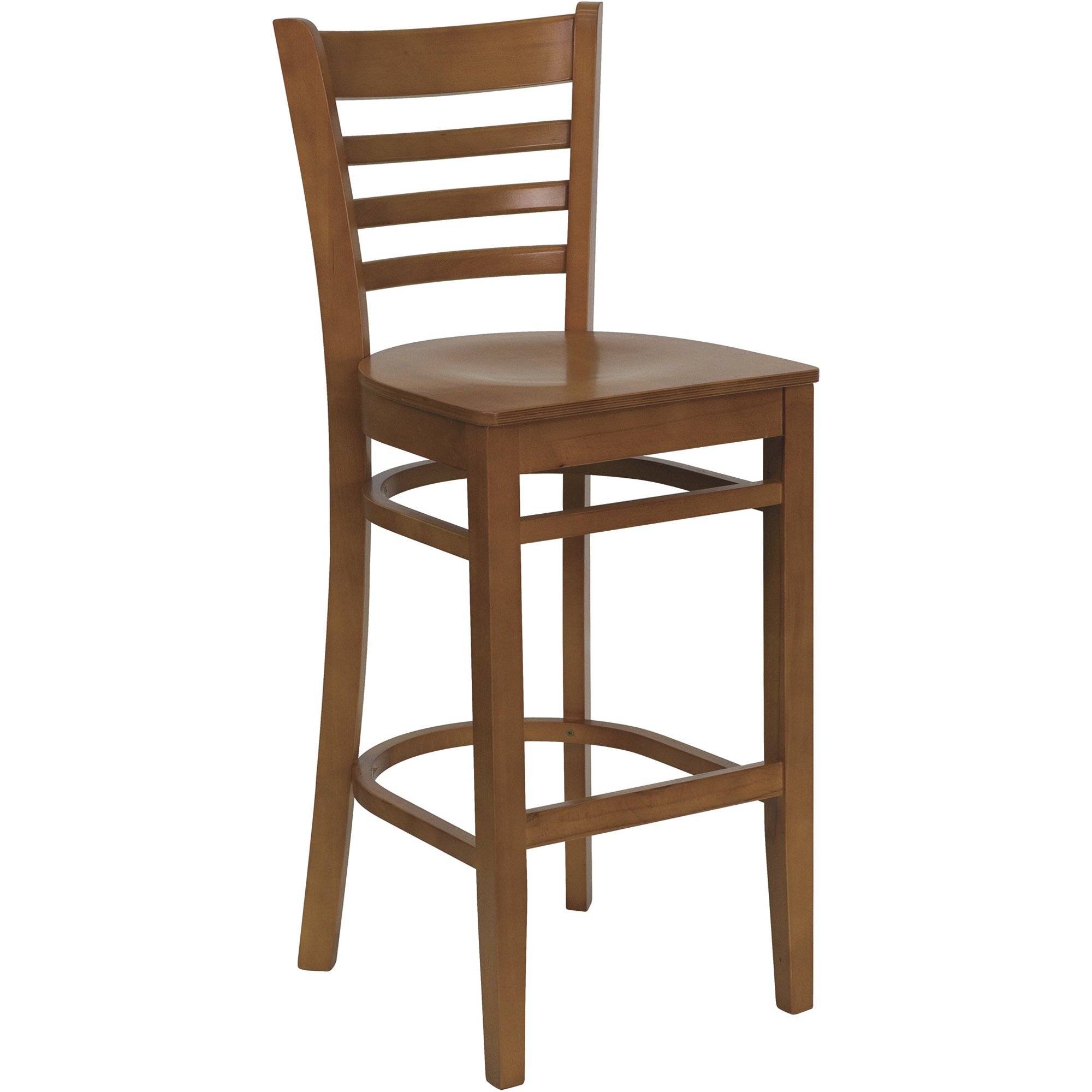 Flash Furniture Wood Ladder Back Barstool